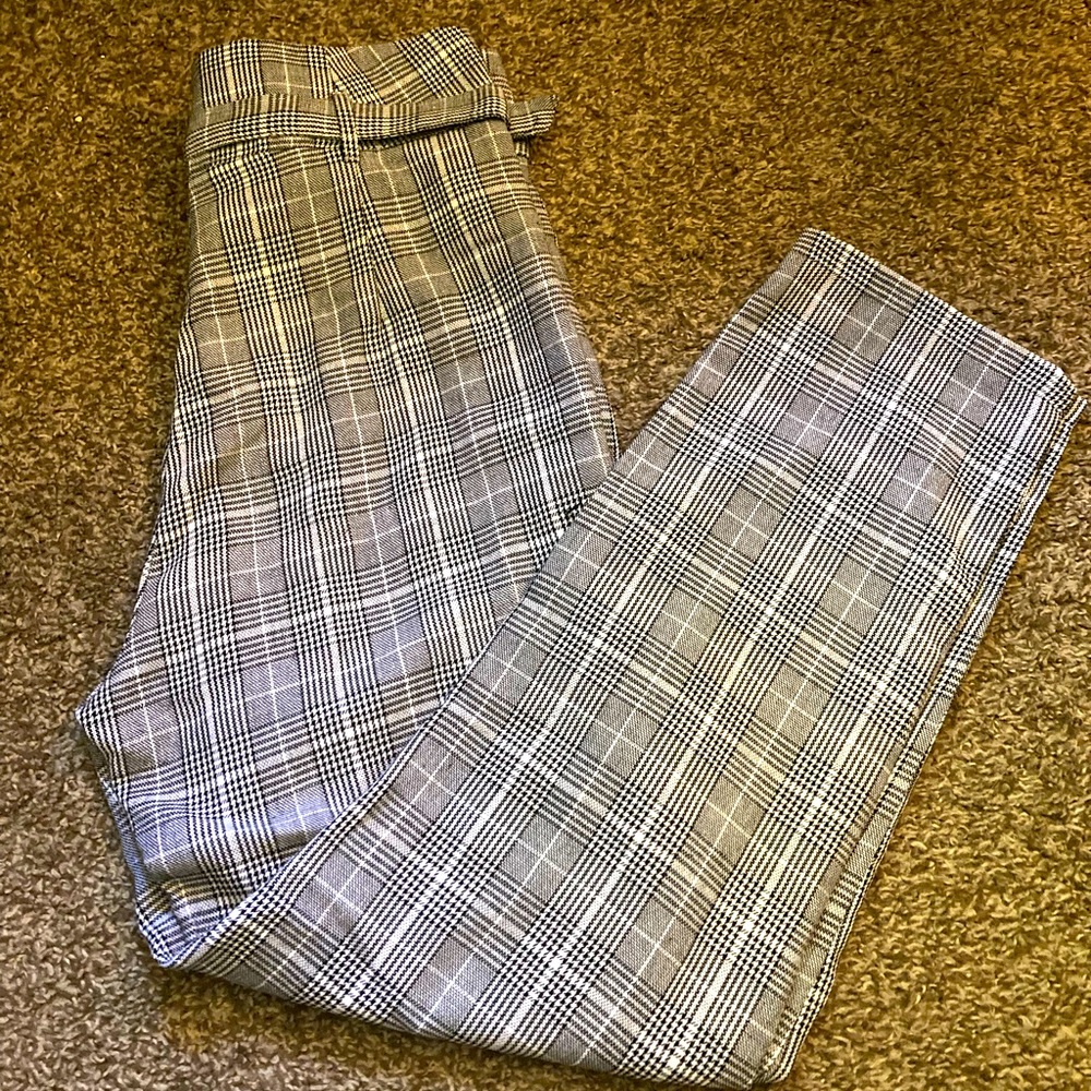 Checked Pants